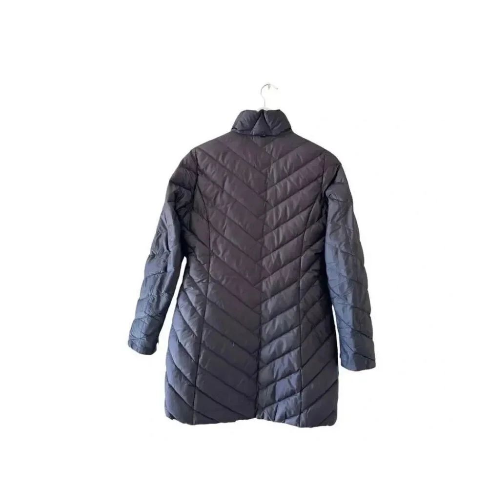 Patagonia Womens Lightweight  Duck Down Puffer Parka Jacket Long Black SZ S - Picture 6 of 12